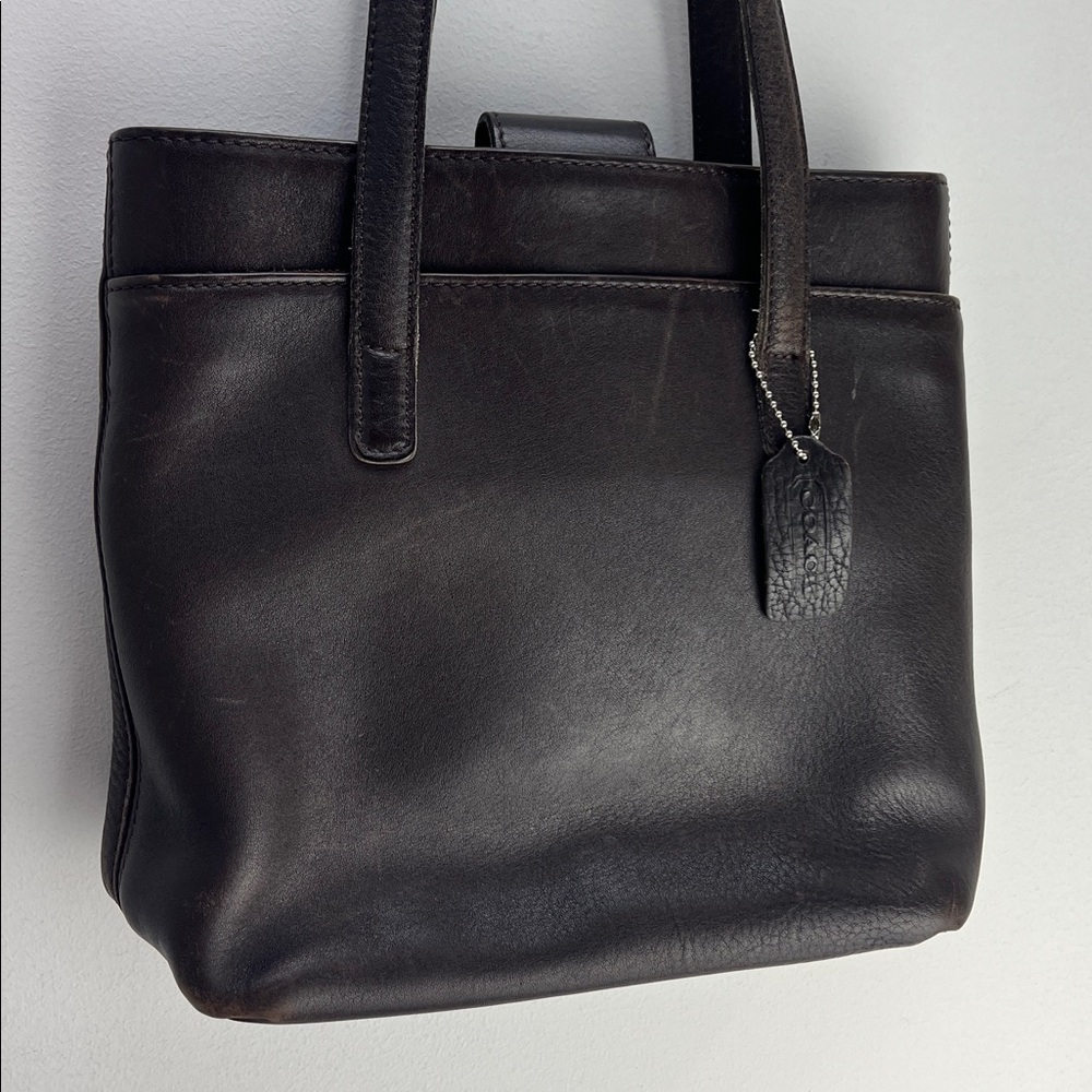 Coach 6810 Vintage Tote Shoulder Bag Brown Leather Classic Old Money Heritage - Picture 2 of 8